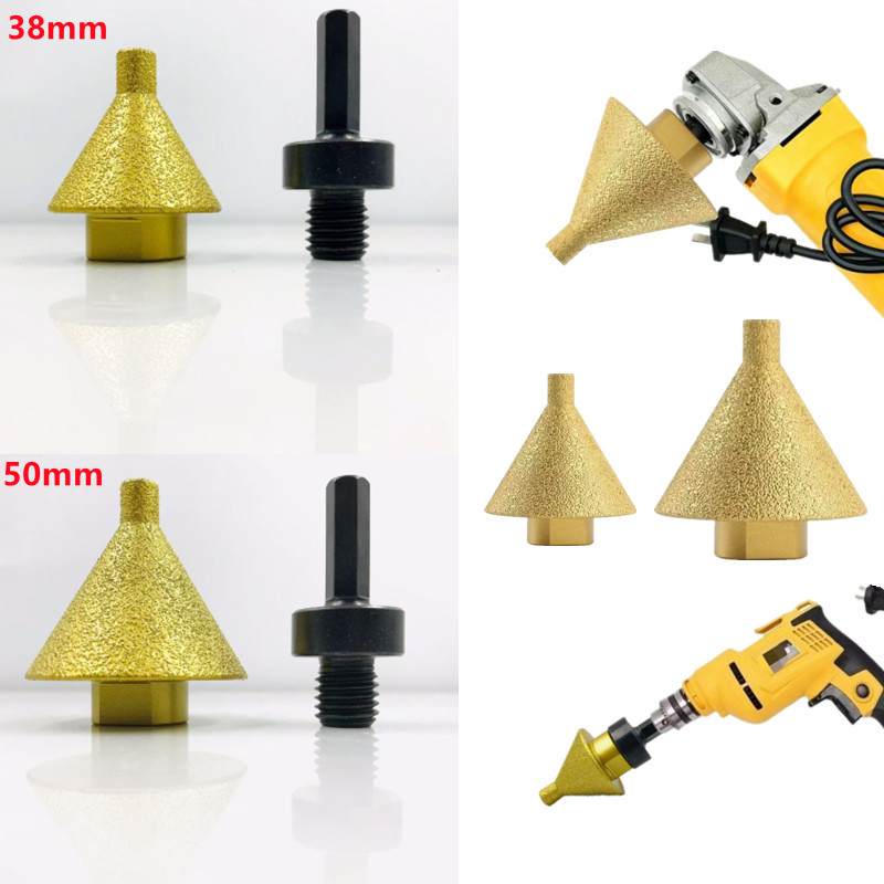 Rolling Pin Marble - M14 diamond chamfering and reaming machine