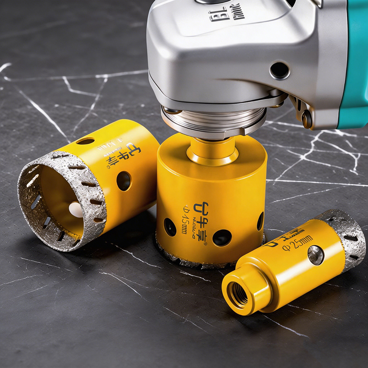 Rolling Pin Marble - Diamond Drill Bit Angle Grinder Tile