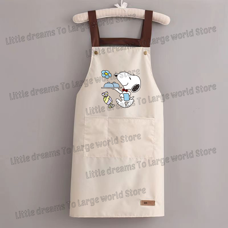 Snoopys Cooking Apron Men Wome - Kitchen Baking Store บทวิจารณ์และราคา