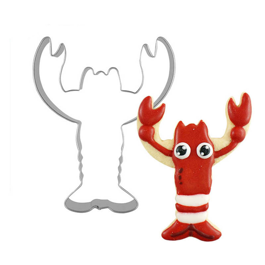 4pcs Lobster Shape Cookie Cutt - Baking Kitchen Design บทวิจารณ์และราคา