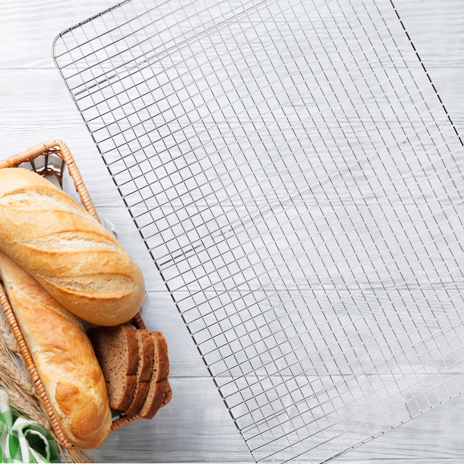 Heavy Duty Food Grade Stainles - Cooling Rack Wire บทวิจารณ์และราคา