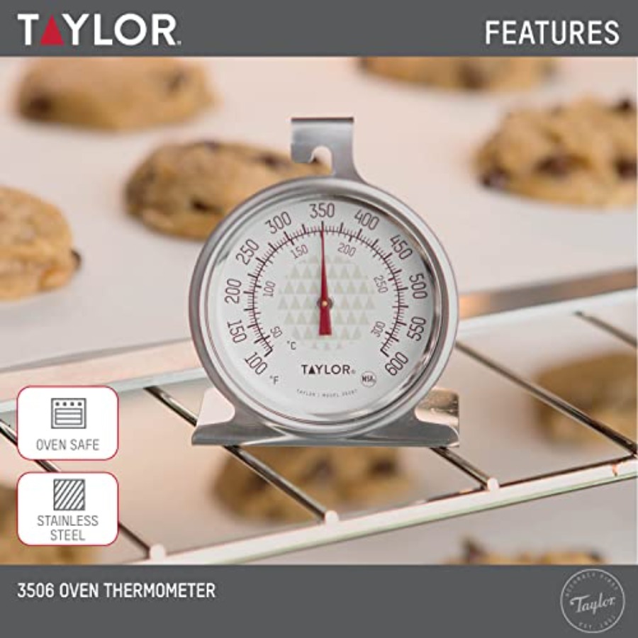 Large 2.5 Inch Dial Kitchen Co - Oven Thermometer Analog บทวิจารณ์และราคา