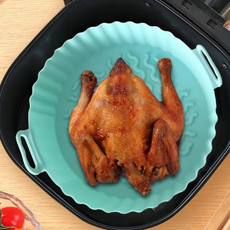 Air Fryer Silicone Liners Pot  - Kitchen Baking Oven บทวิจารณ์และราคา