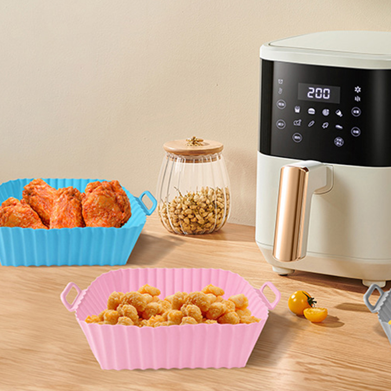 Air Fryer Silicone Liners Pot  - Kitchen Baking Oven บทวิจารณ์และราคา