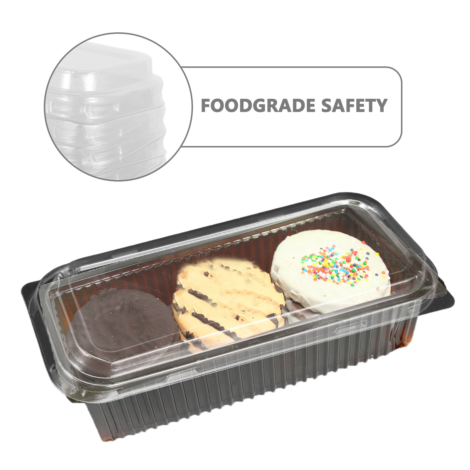 50Pcs Plastic Loaf Baking Lids - Kitchen Baking Pans บทวิจารณ์และราคา
