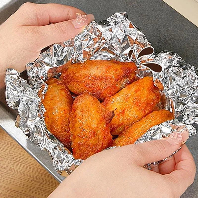 Aluminum Foil Roll Disposable  - Kitchen Baking Paper บทวิจารณ์และราคา