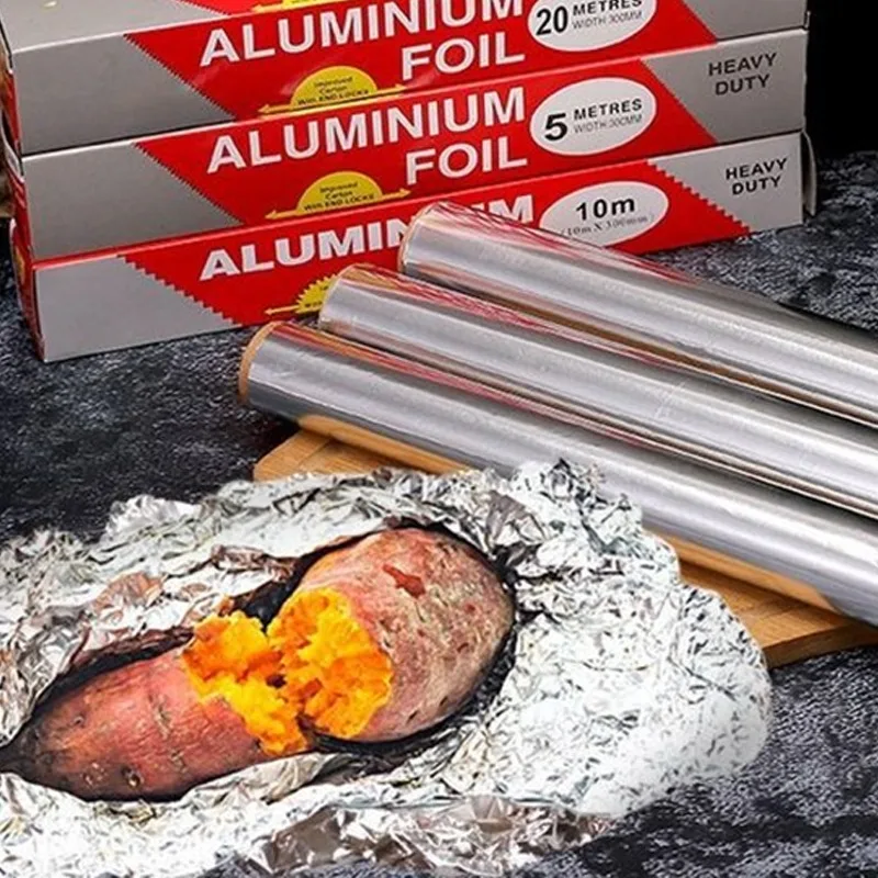 Aluminum Foil Roll Disposable  - Kitchen Baking Paper บทวิจารณ์และราคา