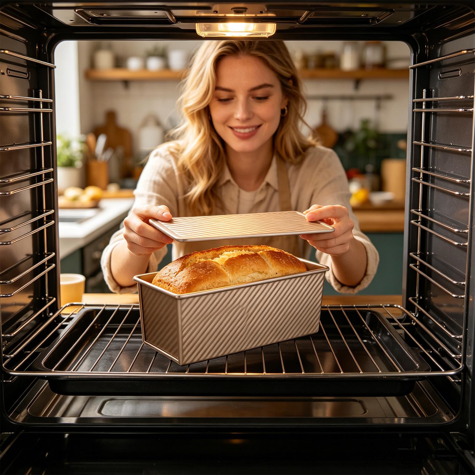 Bread Baking Pan Corrugated Ca - Kitchen Baking Pans บทวิจารณ์และราคา