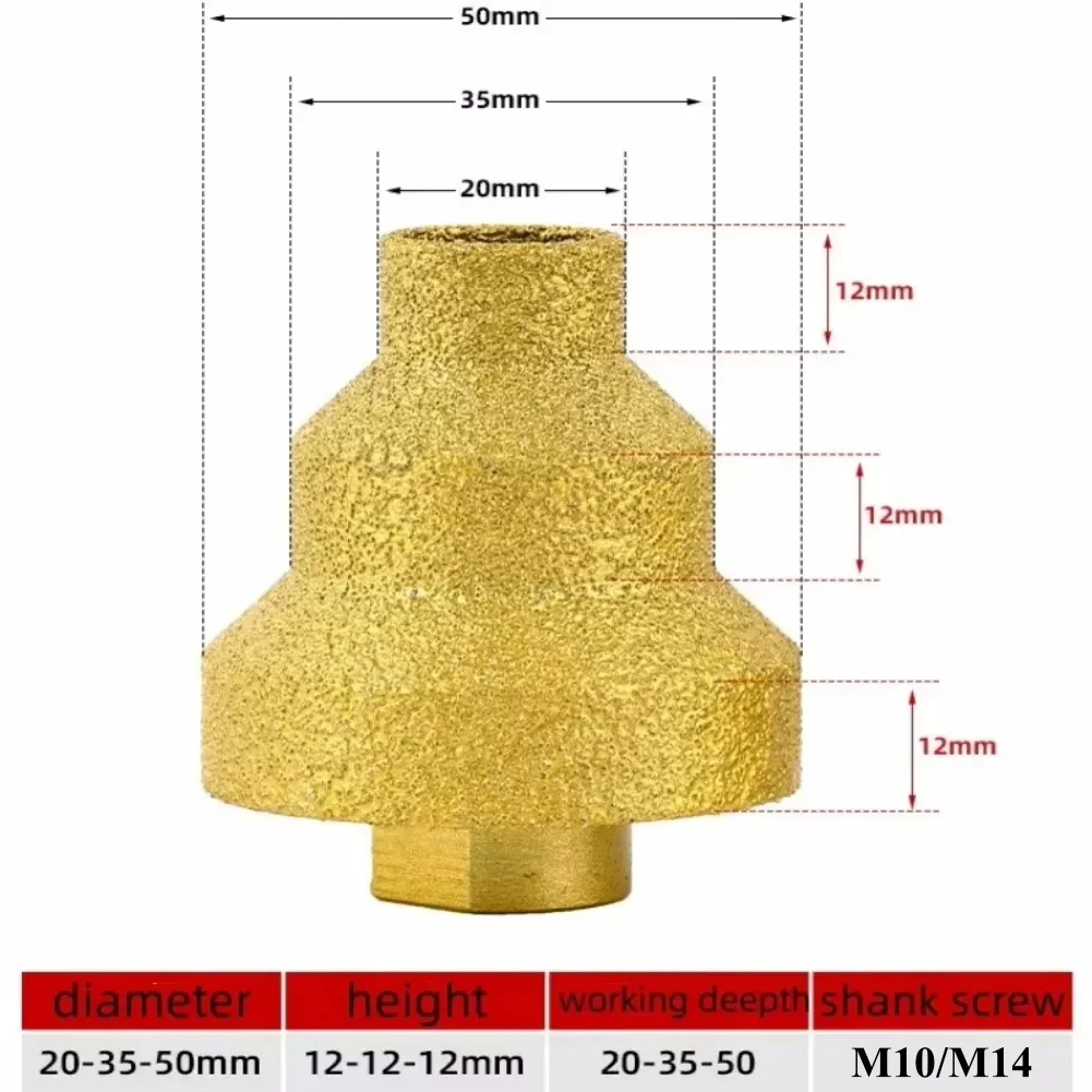 20-50mm Brazing Step Drill Bit - Rolling Pin Marble บทวิจารณ์และราคา
