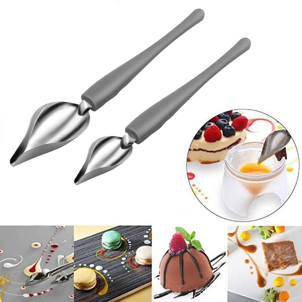Steel Painting Pencil Spoon Sa - Kitchen Baking Drawing บทวิจารณ์และราคา
