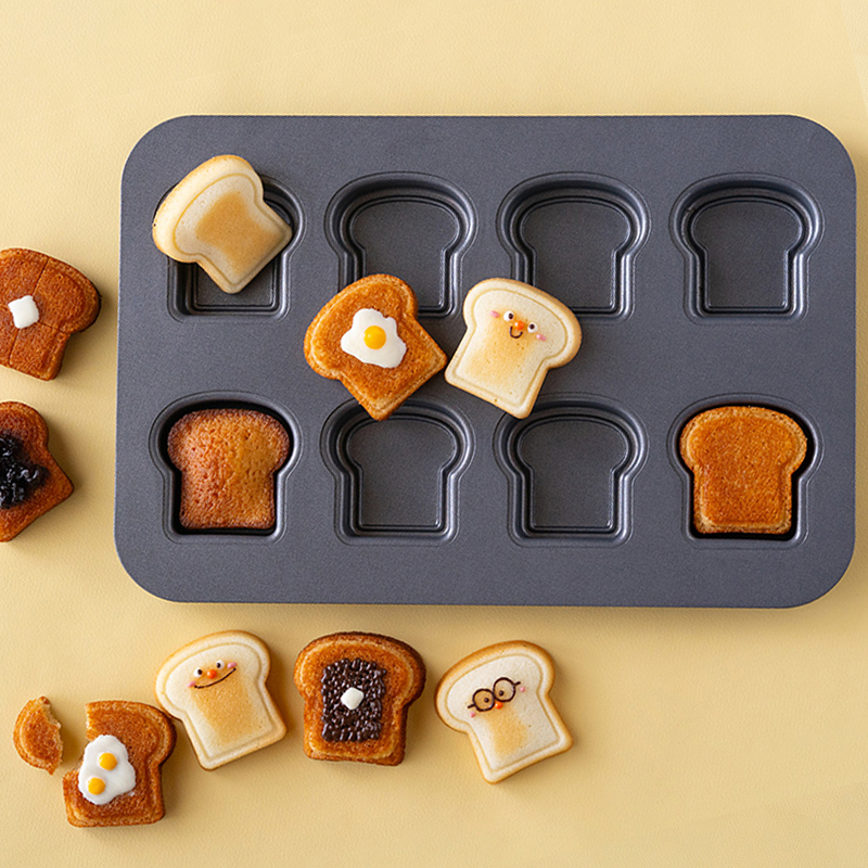 8 Cavity Toast Bread Pattern C - Kitchen Baking Pans บทวิจารณ์และราคา