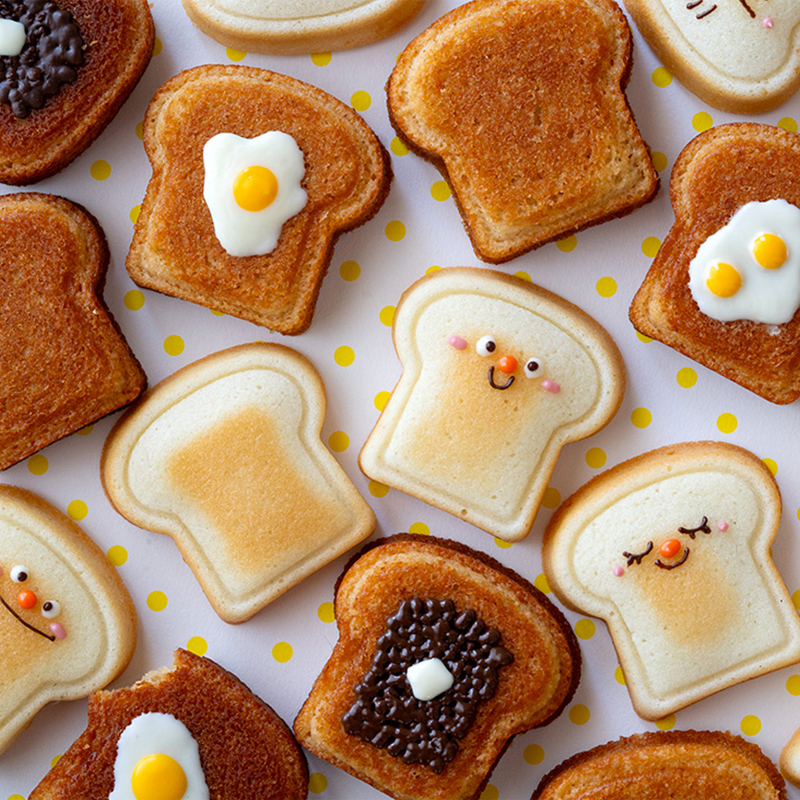8 Cavity Toast Bread Pattern C - Kitchen Baking Pans บทวิจารณ์และราคา