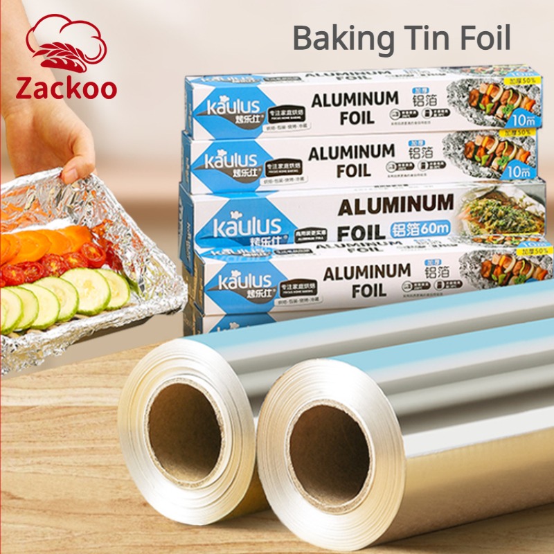 Zackoo 10/20/40M Aluminium Foi - Kitchen Baking Paper บทวิจารณ์และราคา