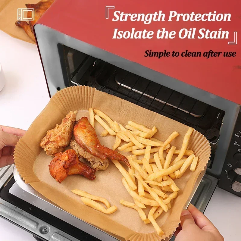 Disposable Air Fryer Paper Non - Kitchen Baking Store บทวิจารณ์และราคา