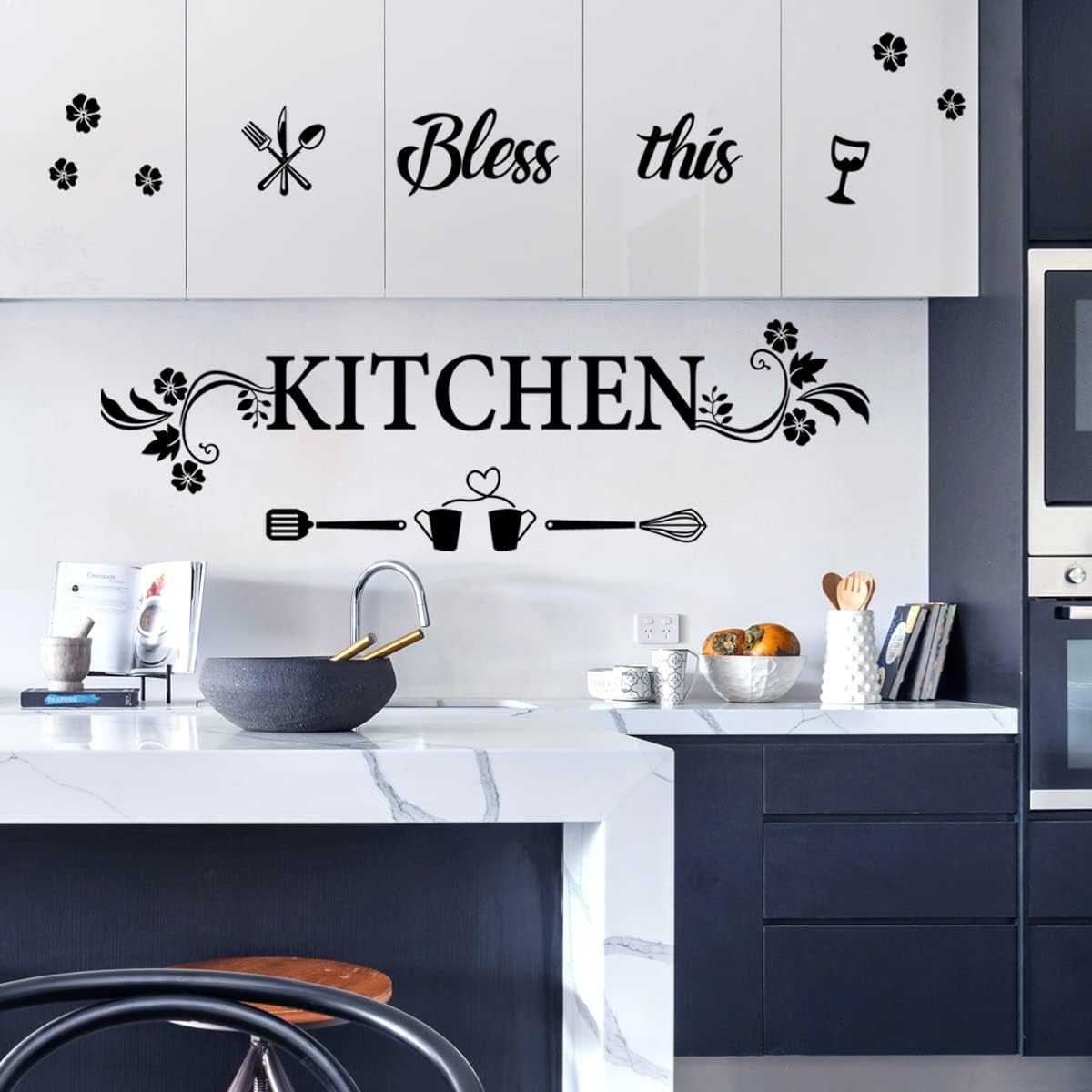 Bless This Kitchen Wall Decal  - Kitchen Baking Paper บทวิจารณ์และราคา