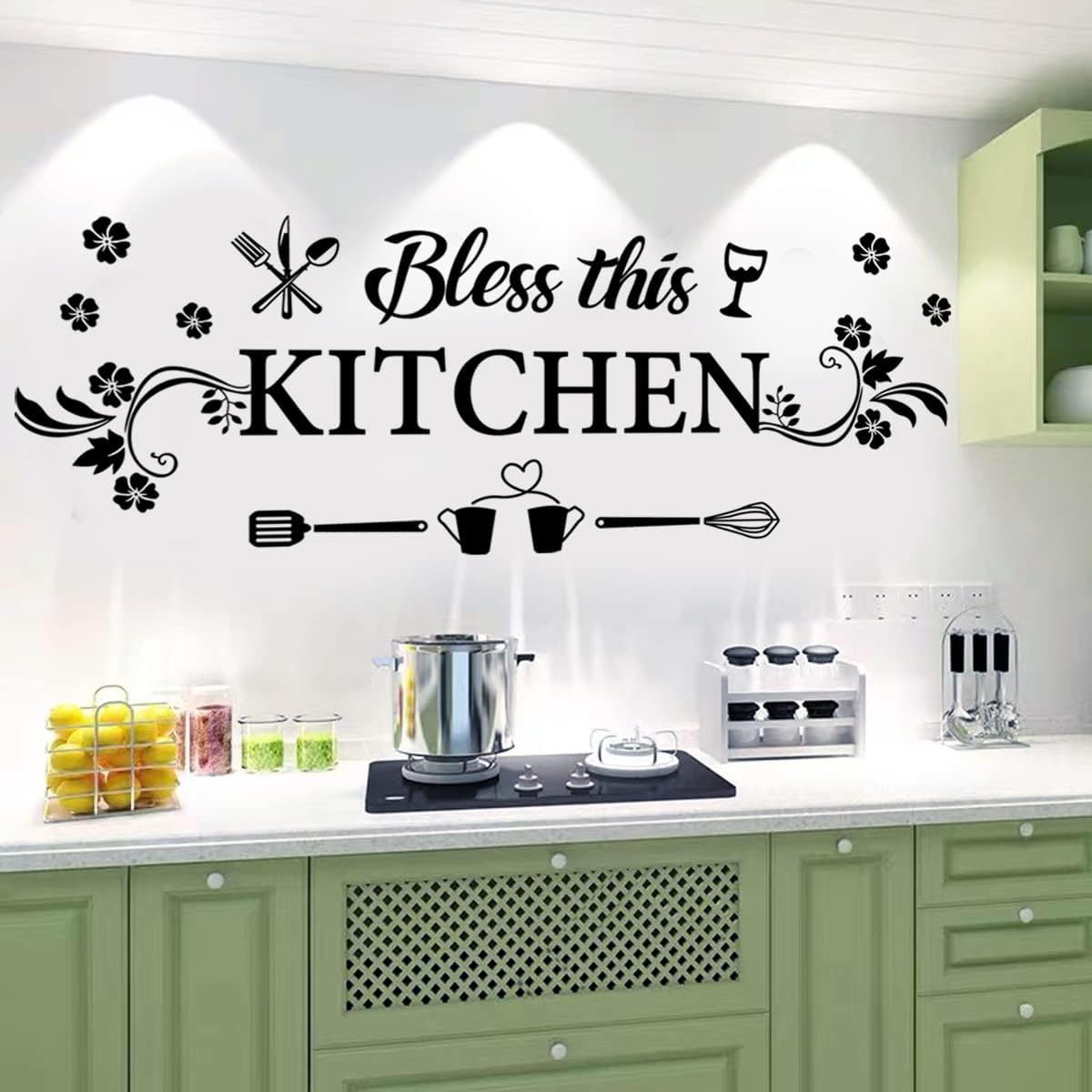 Bless This Kitchen Wall Decal  - Kitchen Baking Paper บทวิจารณ์และราคา