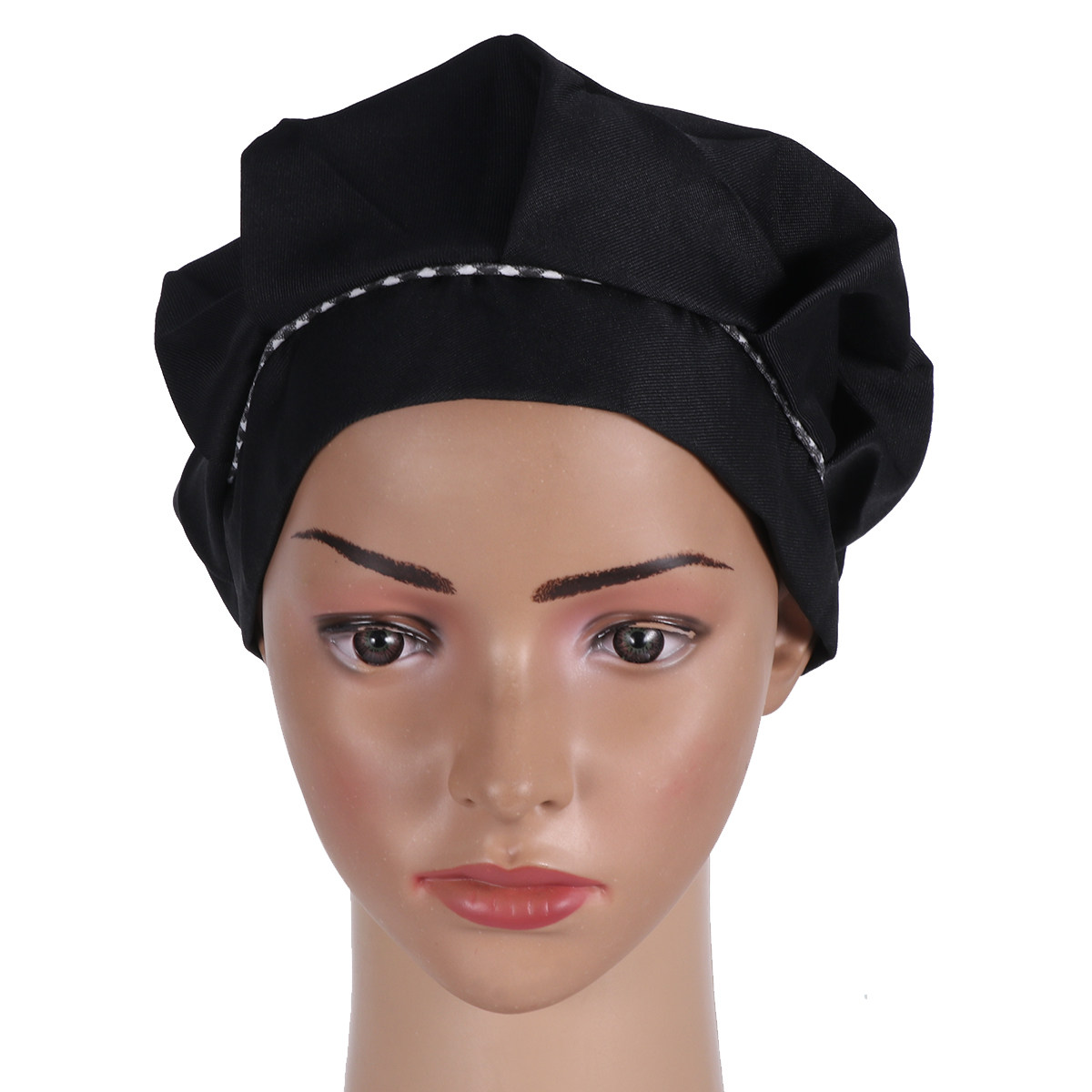 1pc Children Chef Hat Black Ad - Kitchen With Baking Area บทวิจารณ์และราคา