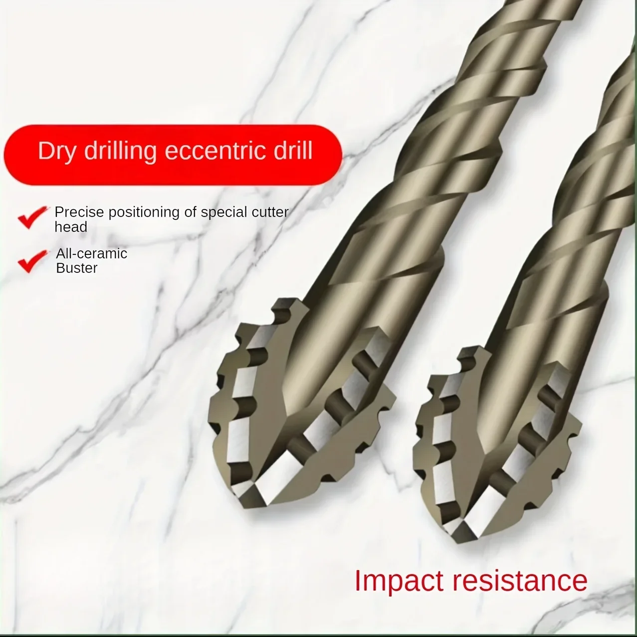 4-Flute Carbide Drill Bit Set  - Rolling Pin Marble บทวิจารณ์และราคา