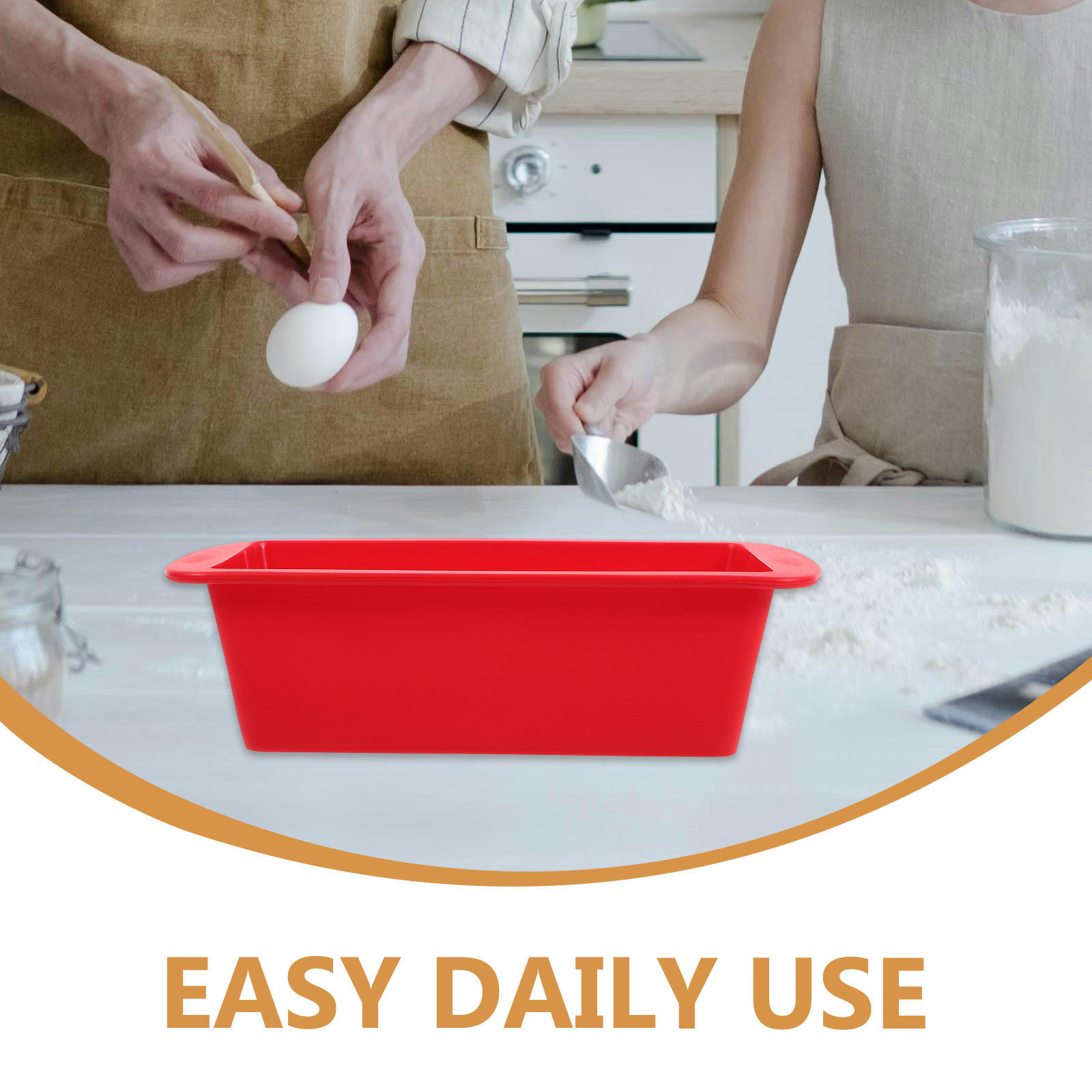 Silicone Non-Stick Bread Bakin - Kitchen Baking Pans บทวิจารณ์และราคา