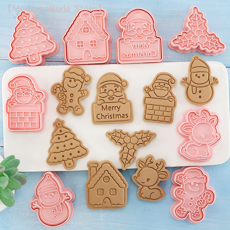 【M】3D Christmas Cookie Cutter  - Kitchen Baking Set บทวิจารณ์และราคา