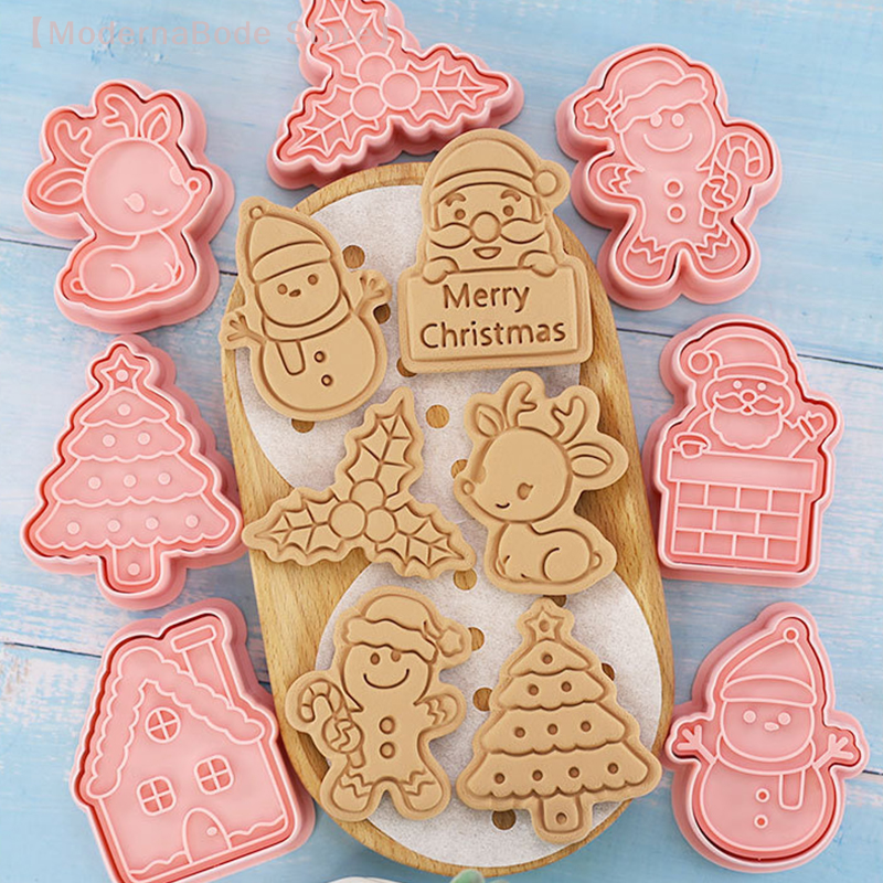 【M】3D Christmas Cookie Cutter  - Kitchen Baking Set บทวิจารณ์และราคา