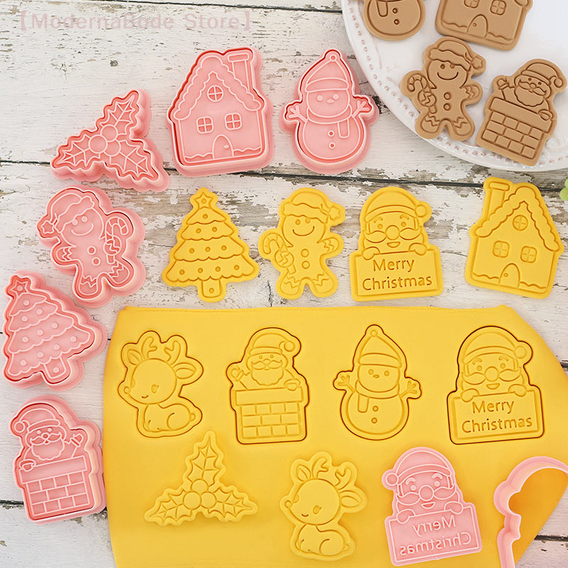 【M】3D Christmas Cookie Cutter  - Kitchen Baking Set บทวิจารณ์และราคา
