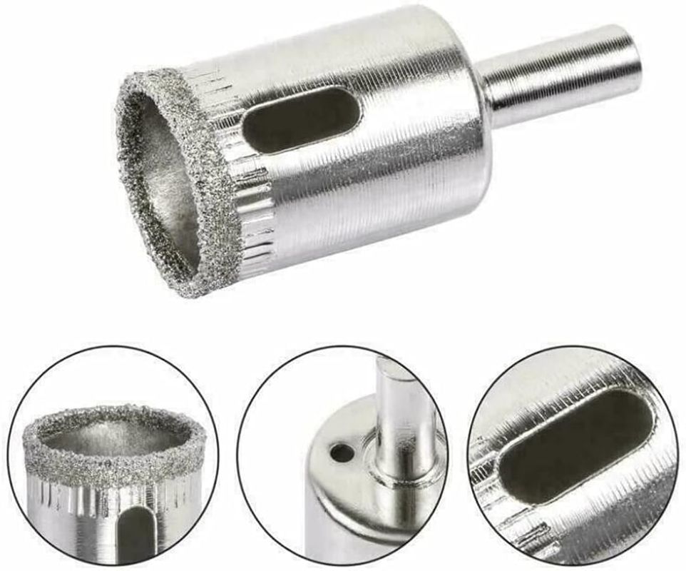 10PCS 3-50mm Diamond Hole Saw  - Rolling Pin Marble บทวิจารณ์และราคา