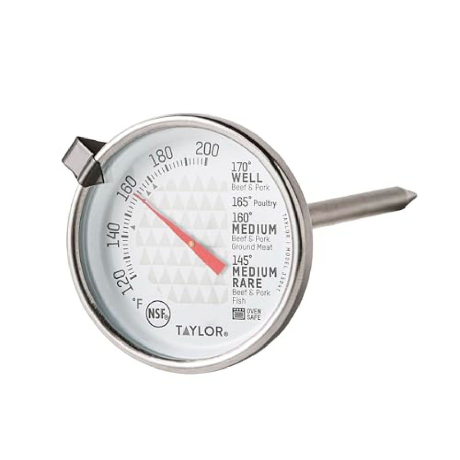 Leave-in Meat Oven Safe Analog - Oven Thermometer Analog บทวิจารณ์และราคา