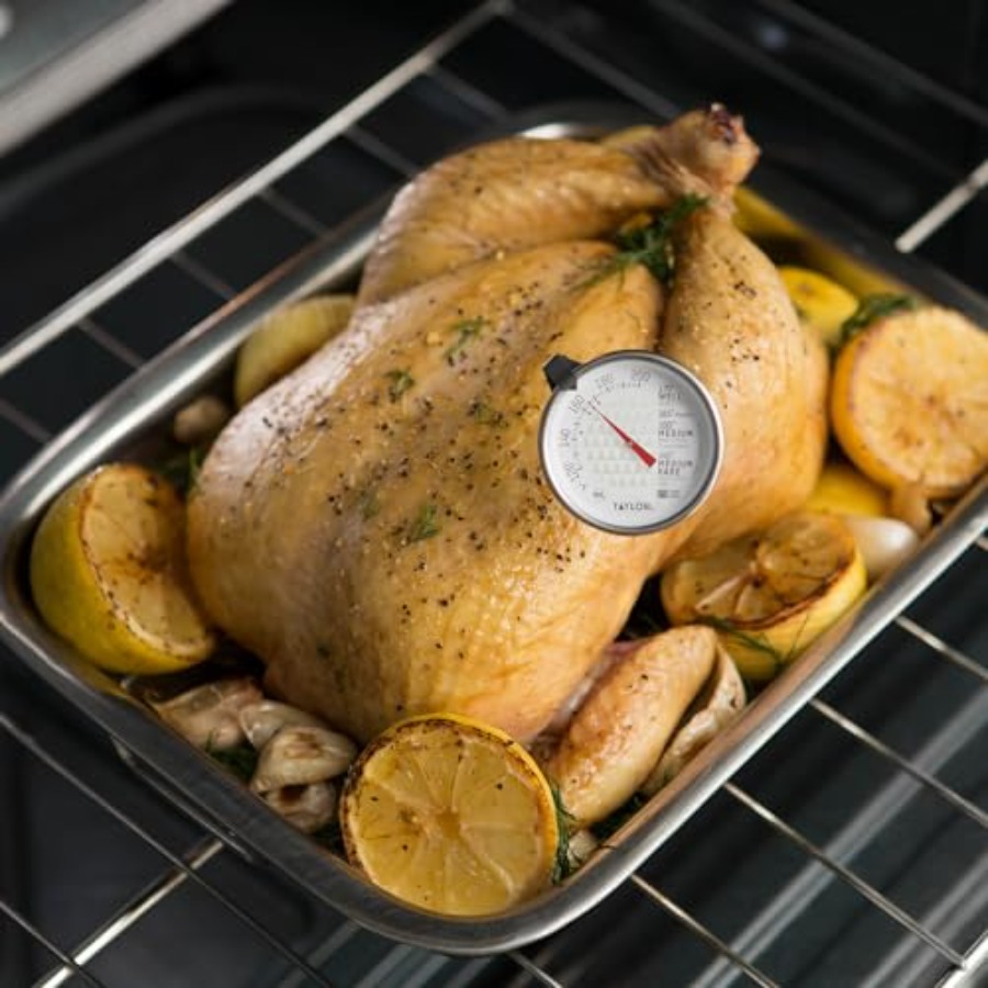 Leave-in Meat Oven Safe Analog - Oven Thermometer Analog บทวิจารณ์และราคา