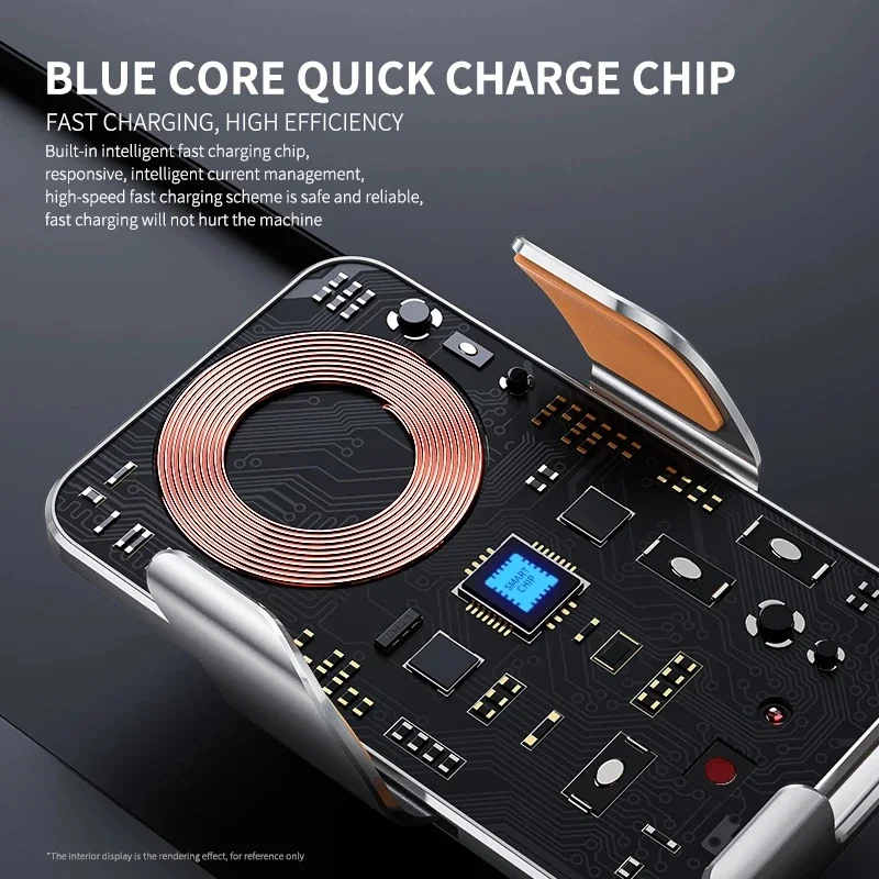 Car Wireless Charger Magnetic  - Cooling Rack Wire บทวิจารณ์และราคา
