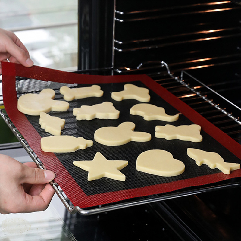 Perforated Silicone Baking Mat - Kitchen Baking Oven บทวิจารณ์และราคา