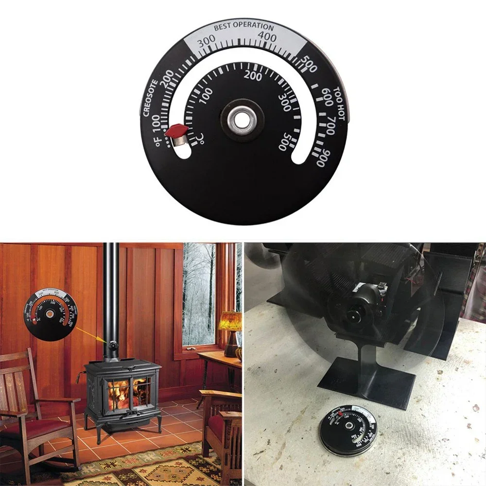 Magnetic Wood Stove Heater The - Oven Thermometer Analog บทวิจารณ์และราคา