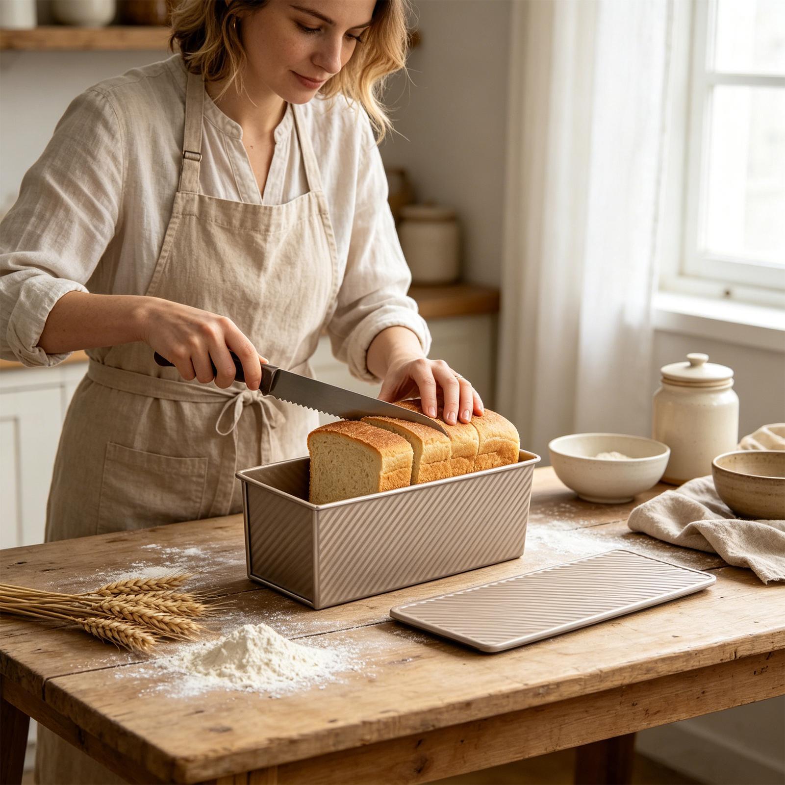 Bread Loaf Pan Carbon Steel Ea - Kitchen Baking Pans บทวิจารณ์และราคา