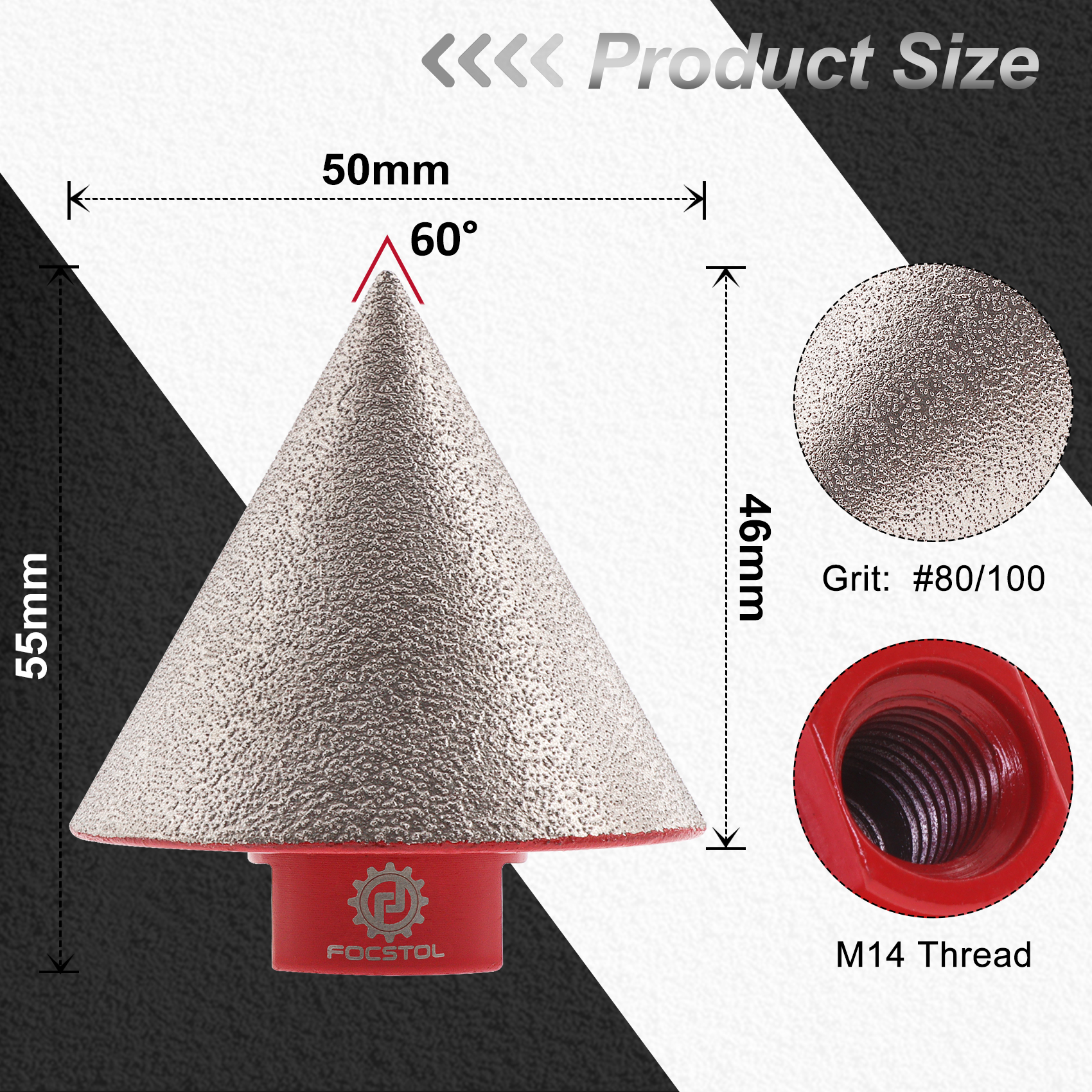 FOCSTOL 1pc 20-82mm Diamond Ch - Rolling Pin Marble บทวิจารณ์และราคา