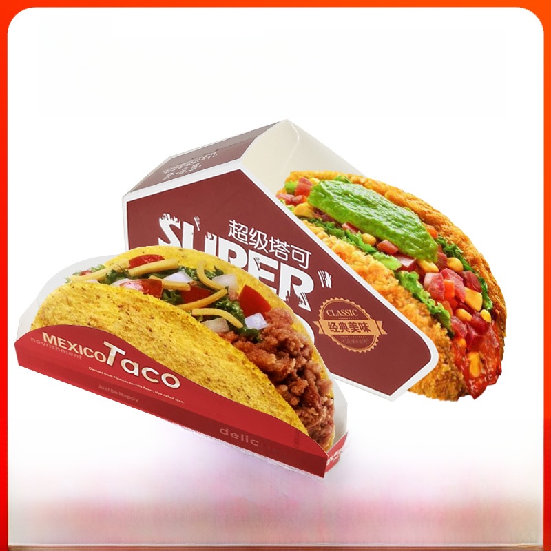 Super Taco Packaging Box Crisp - Kitchen Baking Paper บทวิจารณ์และราคา