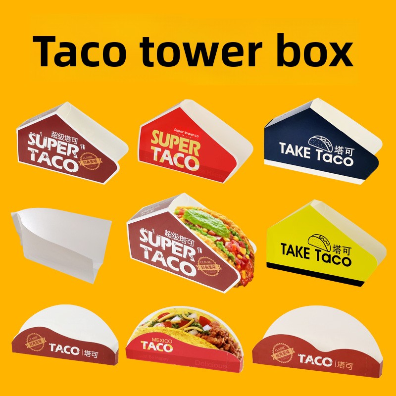 Super Taco Packaging Box Crisp - Kitchen Baking Paper บทวิจารณ์และราคา