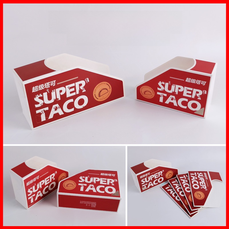 Super Taco Packaging Box Crisp - Kitchen Baking Paper บทวิจารณ์และราคา