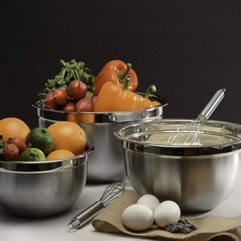 Stainless Steel Salad Bowl Ant - Kitchen Baking Drawing บทวิจารณ์และราคา