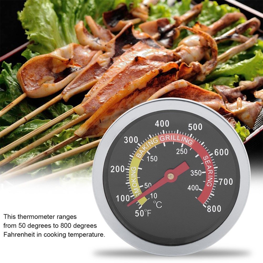 Stainless Steel BBQ Thermomete - Oven Thermometer Analog บทวิจารณ์และราคา