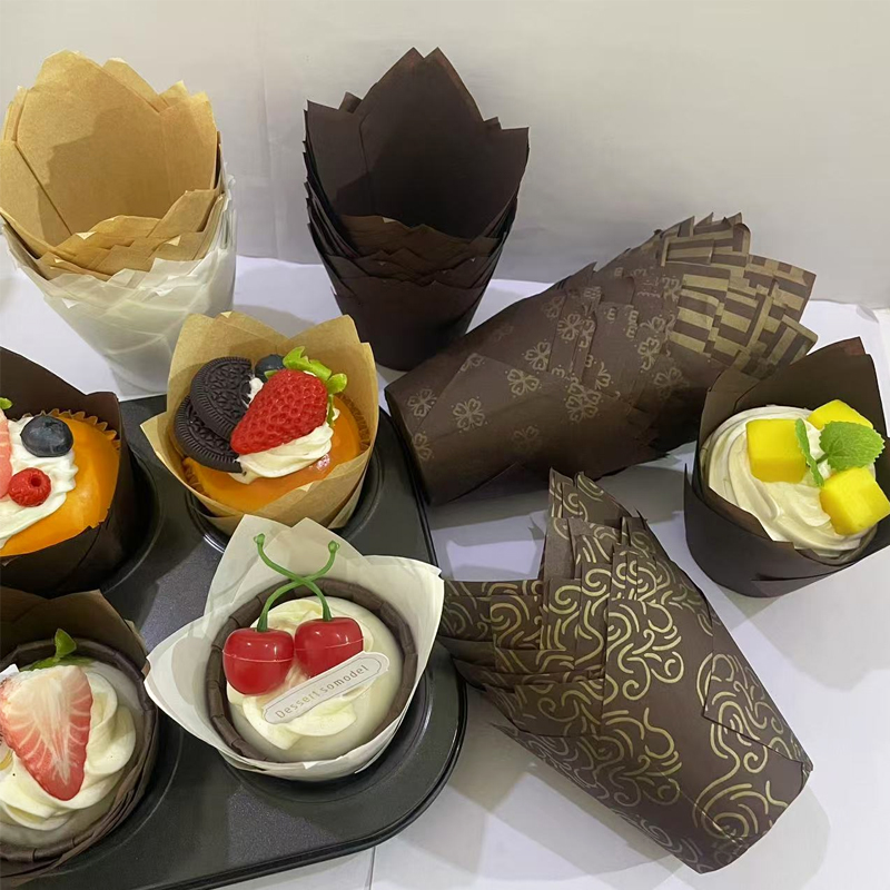 50Pcs/100Pcs/200Pcs Tulip Cake - Kitchen Baking Paper บทวิจารณ์และราคา