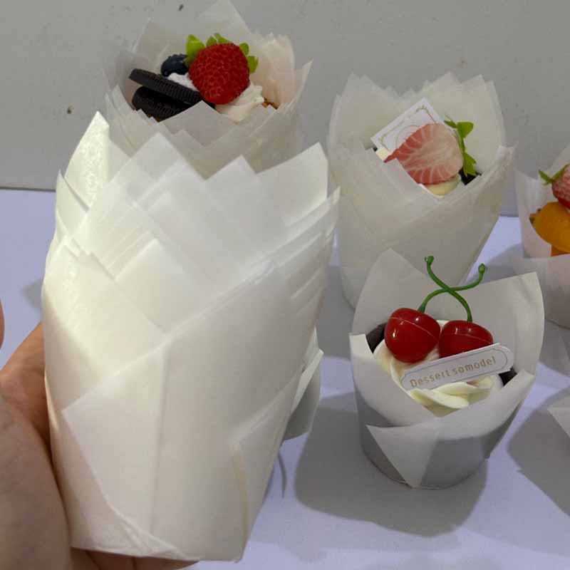 50Pcs/100Pcs/200Pcs Tulip Cake - Kitchen Baking Paper บทวิจารณ์และราคา