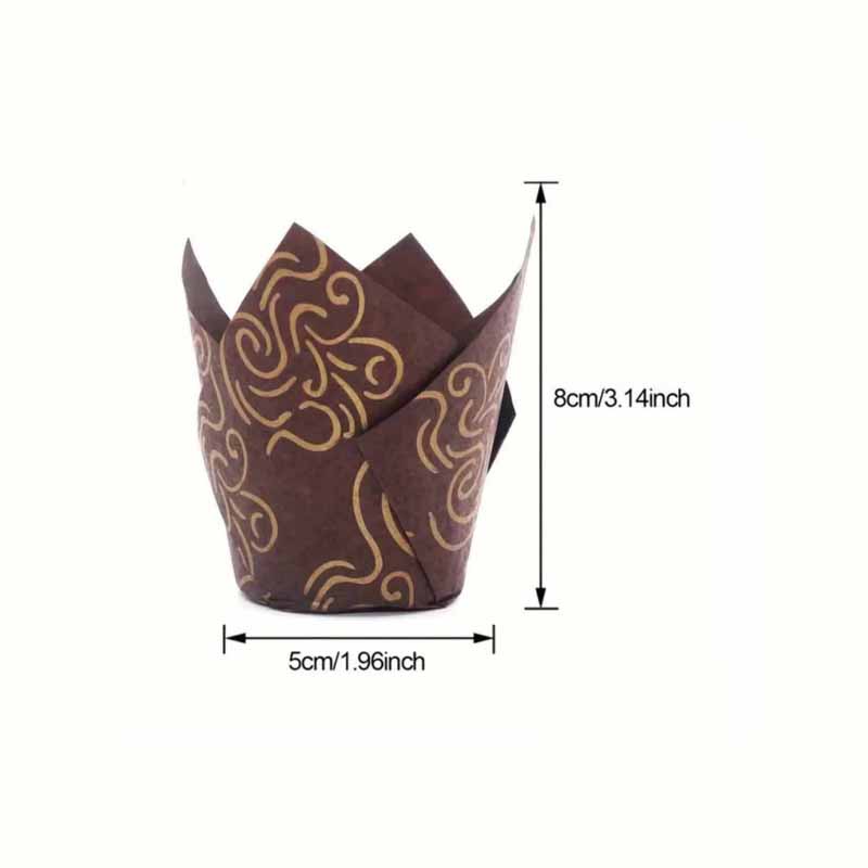 50Pcs/100Pcs/200Pcs Tulip Cake - Kitchen Baking Paper บทวิจารณ์และราคา