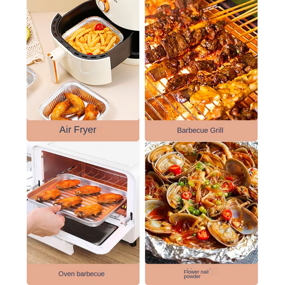 20CM Air Fryer Aluminum Foil P - Kitchen Baking Pans บทวิจารณ์และราคา