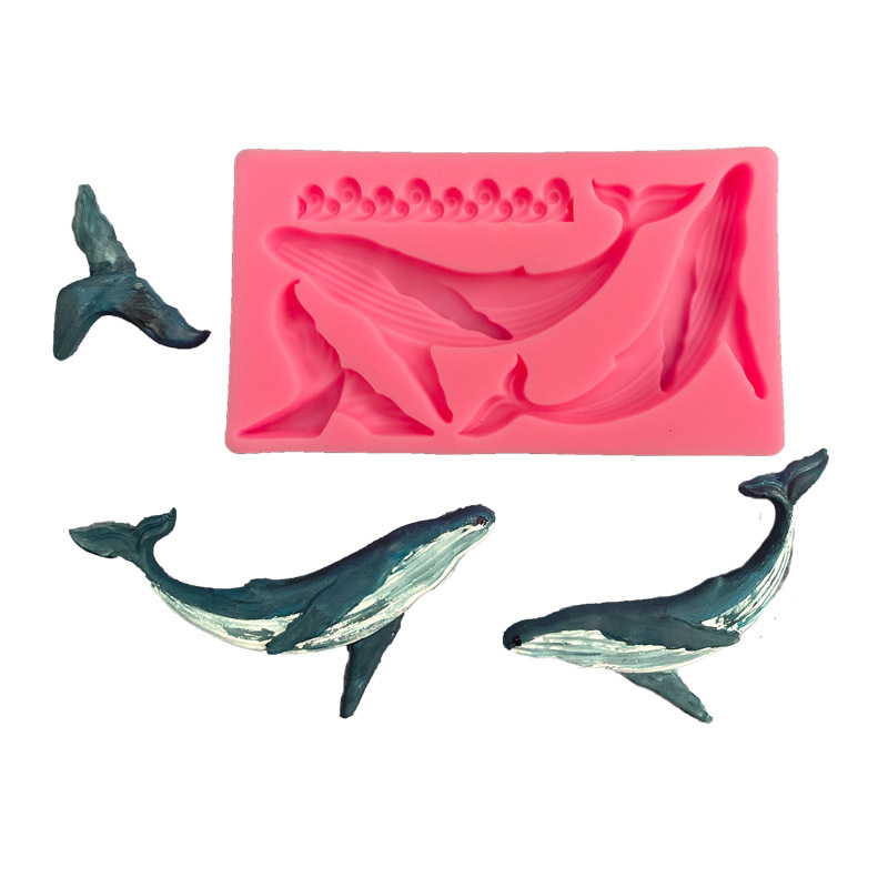 DIY Whale Silicone Mold Ocean  - Kitchen Baking Store บทวิจารณ์และราคา