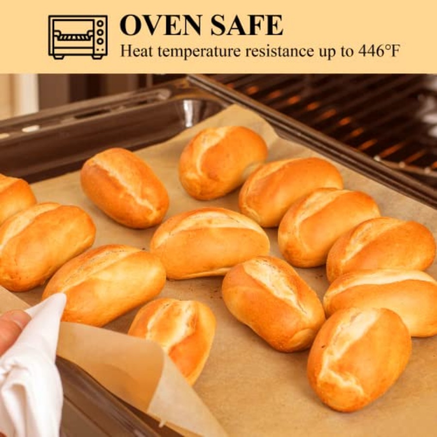 100PCS Unbleached Parchment Pa - Kitchen Baking Paper บทวิจารณ์และราคา