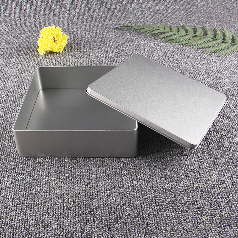 20cm Large Sliver Cookies Tin  - Kitchen Baking Storage Containers บทวิจารณ์และราคา