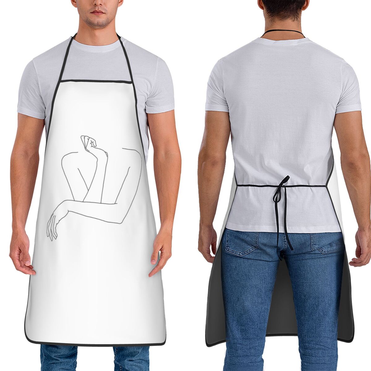 Folded Arms Line Drawing - Ann - Kitchen Baking Drawing บทวิจารณ์และราคา