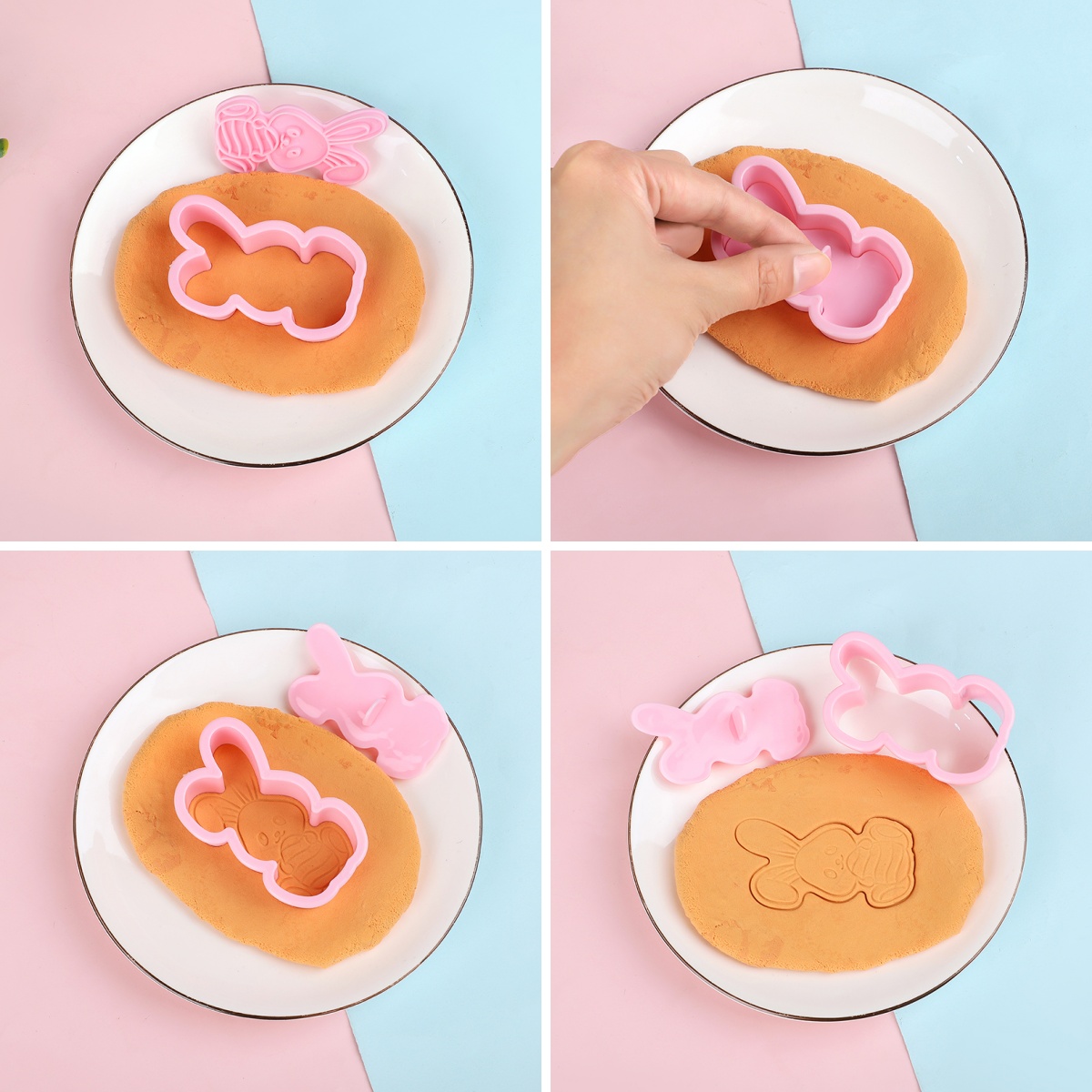 6pcs/Set Easter Bunny Cookie C - Kitchen Baking Set บทวิจารณ์และราคา