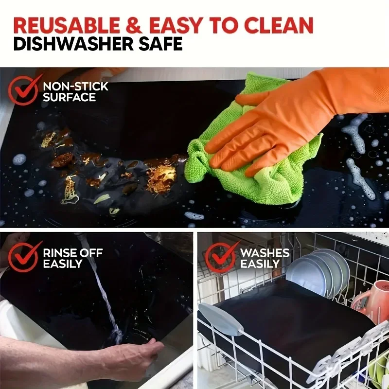 33×40/40×50/40×60cm Non-Stick  - Kitchen Baking Oven บทวิจารณ์และราคา