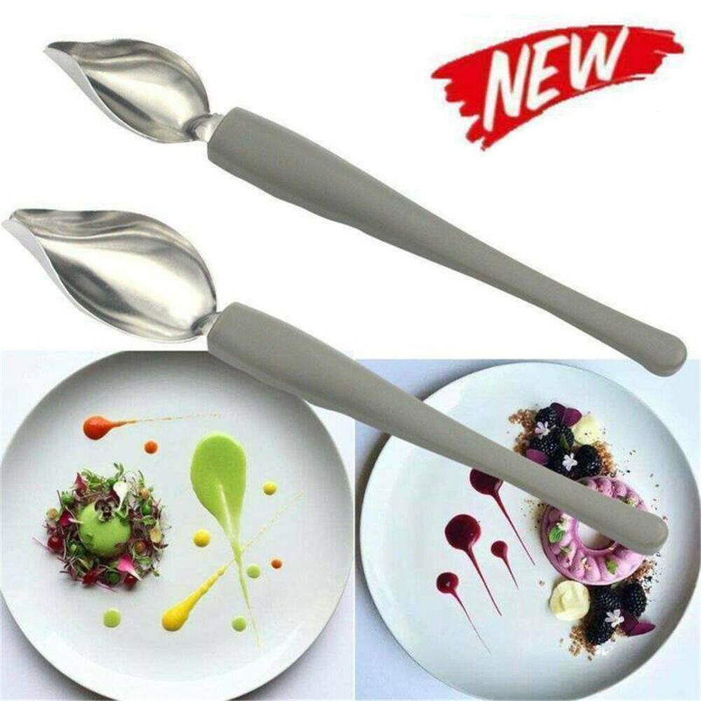 Steel Dessert Decor Sauce Pain - Kitchen Baking Drawing บทวิจารณ์และราคา